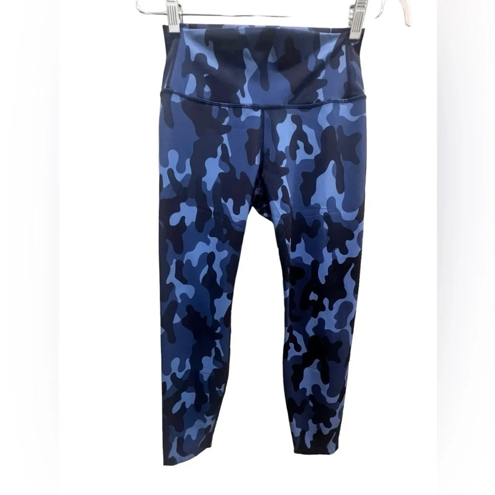 Addison Bay Blue Camo High-Waist Leggings